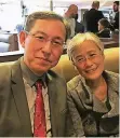  ?? FOTO: BALL ?? Der japanische Generalkon­sul Ryuta Mizuuchi mit seiner Ehefrau.