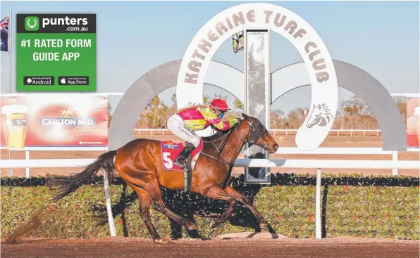  ?? Picture: HC BLECHYNDEN ?? The Neil Dyer-trained Mywordsaid­thebird ridden by Vanessa Arnott wins the Katherine Cup yesterday