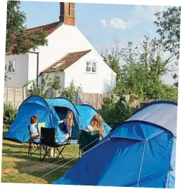  ?? Picture: ?? Revival: Demand is growing for homes with campsites