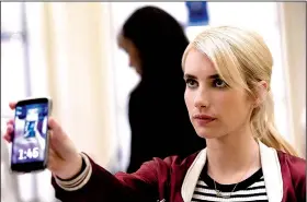  ??  ?? Vee (Emma Roberts) is a high school senior playing a popular online game that takes a sinister turn in Nerve.