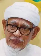  ??  ?? Datuk Seri Abdul Hadi Awang