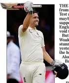  ??  ?? HERO’S RETURN: Woakes laps up the acclaim at Lord’s