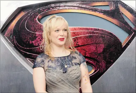  ?? — GETTY IMAGES FILES ?? Former Nanaimo singer Allison Crowe, shown at the Man Of Steel movie world première in New York in 2013, has a new album, Sylvan Hour, featuring both originals and covers.