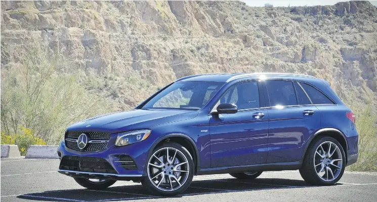  ?? PHOTOS: DEREK MCNAUGHTON/DRIVING ?? The 2017 Mercedes-AMG GLC 43 offers a smooth ride that will satisfy enthusiast­s and suit the needs of everyday drivers, writes Derek McNaughton.