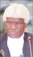  ??  ?? Chief Justice Malaba