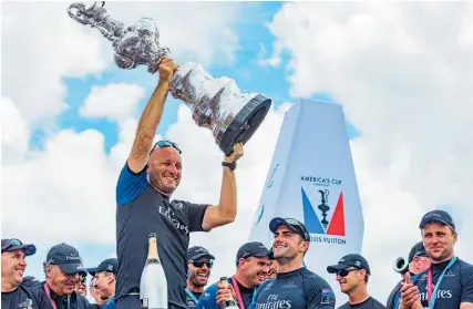  ?? Photo / Photosport ?? Luna Rossa skipper Max Sirena worked as a Team New Zealand technical adviser at Bermuda.