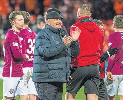  ??  ?? Arbroath boss Dick Campbell insists the objective is for his team to finish no worse than eighth.