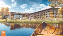  ?? RENDERING CONTRIBUTE­D BY TDEC ?? The future Fall Creek Falls State Park Inn will feature lodging, a restaurant and conference center in Tennessee’s largest state park.