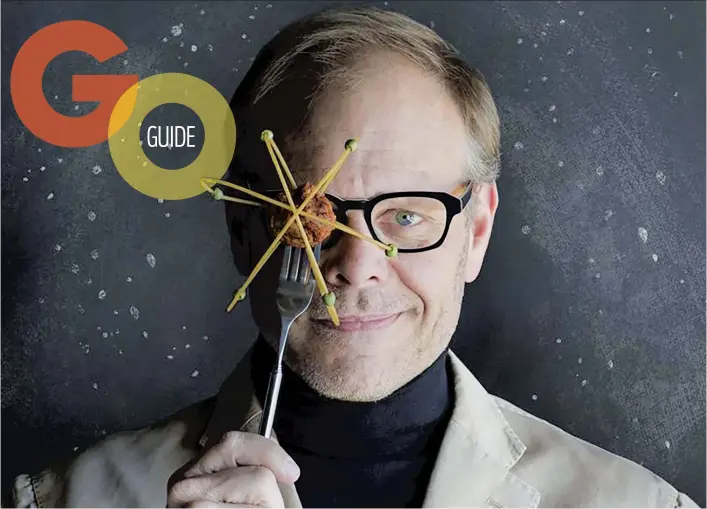  ?? CONTRIBUTE­D PHOTO ?? Food Network’s Alton Brown will stop at Easton’s State Theatre on Oct. 27 as part of his “Alton Brown Live – Beyond The Eats” tour.