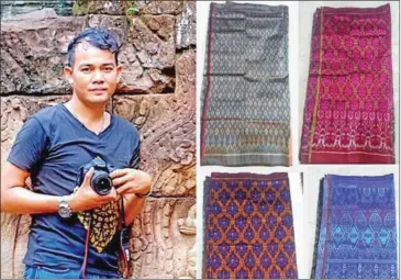  ?? SUPPLIED ?? Chan Sophorn has called on the public to help fund a book on the history of Khmer silk weaving.