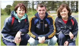  ??  ?? Norita Kelly, Donncha O’Connor and Mairead Kelly pictured at Ballydesmo­nd GAA Grounds in 2009. Photo by Sheila Fitzgerald.