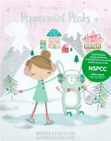  ??  ?? The cover to the Card Factory’s new Peppermint Peaks book