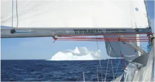  ??  ?? Graeme Kendall sailed his boat Astral Express through the North West Passage