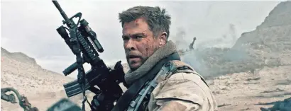  ?? WARNER BROS. ?? Hemsworth rides into theaters as a Green Beret in post-9/11 Afghanista­n in “12 Strong” this weekend.