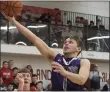  ?? JENNIFER FORBUS — FOR THE MORNING JOURNAL ?? Keystone’s Kollin Rodick puts up a layup during the Wildcats’ contest against the Firelands Falcons on Jan. 17.