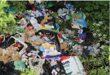  ??  ?? Rubbish dumped at Carrigduff has now been totally cleaned up by Cork County Council