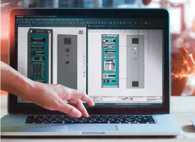  ??  ?? Die durchgängi­ge Digitalisi­erung der Abläufe mit Cabinet Engineerin­g aus der WSCAD Suite mobilisier­t Automatisi­erungspote­ntial sowohl im Engineerin­g als auch in der Fertigung.