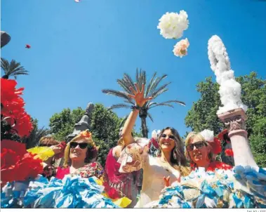  ?? SALAS / EFE ?? La Batalla de las Flores de Córdoba, el pasado 2022.