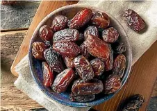  ?? 123RF ?? Dates are a good alternativ­e to sweeteners but for those who cannot digest fructose properly, use brown rice syrup.