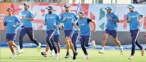  ?? PTI ?? India’s last match of the lengthy home season, stretching to 13 games, will end in the cool climes of Dharamsala against Australia. The series is tied 11 .