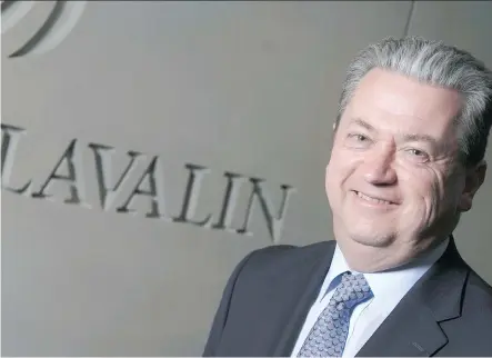  ?? CHRISTINNE MUSCHI FOR NATIONAL POST ?? SNC-Lavalin CEO Neil Bruce says the Trillium light-rail line Ottawa, the Gordie Howe bridge in southern Ontario, and a handful of potential oilsands expansion projects could provide a significan­t backlog of work.