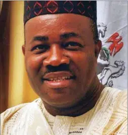  ??  ?? Niger Delta Minister, Senator Godswill Akpabio