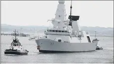  ??  ?? SUPPORTING ROLE
HMS Defender