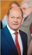  ?? Foto: dpa ?? Finanzmini­ster Olaf Scholz: 2,6 Milliar den gibt’s noch obendrauf.