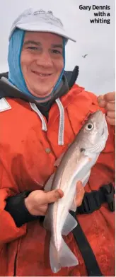  ??  ?? Gary Dennis with a whiting