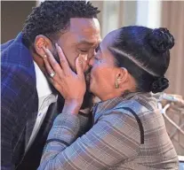  ?? AP ABC VIA ?? Anthony Anderson, left, and Tracee Ellis Ross appear in a scene from the series finale of “black-ish.”