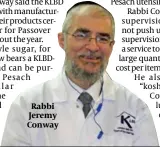  ?? ?? Rabbi Jeremy Conway