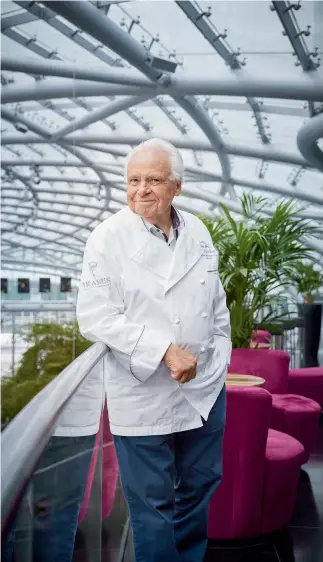  ?? ?? Eckart Witzigmann, Kochikone im deutschspr­achigen Raum, ist heute noch als Berater für das Restaurant Hangar-7 in Salzburg tätig.