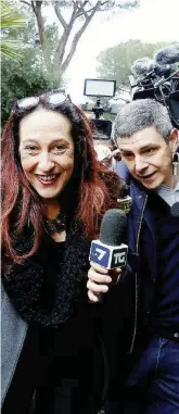  ?? LaPresse ?? Volto tv La senatrice M5S Paola Taverna