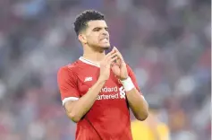  ??  ?? Dominic Solanke found chances limited at Liverpool. — AFP photo