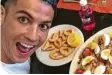  ?? Foto: Ronaldo Instagram ?? Lecker Fisch, Ei und Avocado! Cristiano Ronaldo überlässt auch beim Essen nichts dem Zufall.