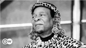  ??  ?? King Goodwill Zwelithini died on March 12 in the eastern city of Durban