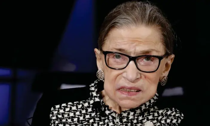  ?? Photograph: Steve Helber/AP ?? Ruth Bader Ginsburg: ‘A periodic scan in February followed by a biopsy revealed lesions on my liver.’