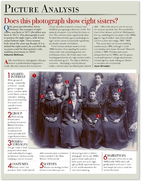 Does this photograph show eight sisters? - PressReader