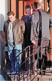  ?? HAMILTON SPECTATOR FILE PHOTO ?? Above, Angelo Musitano is arrested.