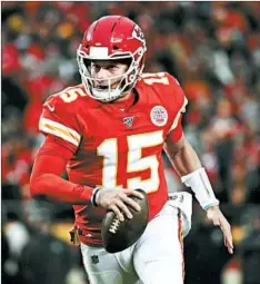  ?? REED HOFFMANN/AP ?? Brady says Chiefs QB Patrick Mahomes possesses a lot of “great traits.”