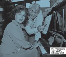  ?? ?? Pat Phoenix and Tony Booth. February 1982