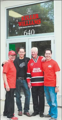  ??  ?? Gordie Howe at the Grand Opening of the Kitchener Office in 2012.