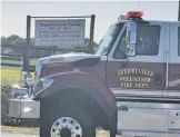  ?? BY GARY T. SETTLE ?? A Sperryvill­e fire truck is parked outside Ben Venue Farms, site of the upcoming 13th Annual Rappahanno­ck County 4th of July Celebratio­n & Fireworks.