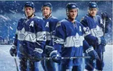  ?? TORONTO MAPLE LEAFS ?? The Leafs’ Centennial Classic uniform draws on the club’s original looks.