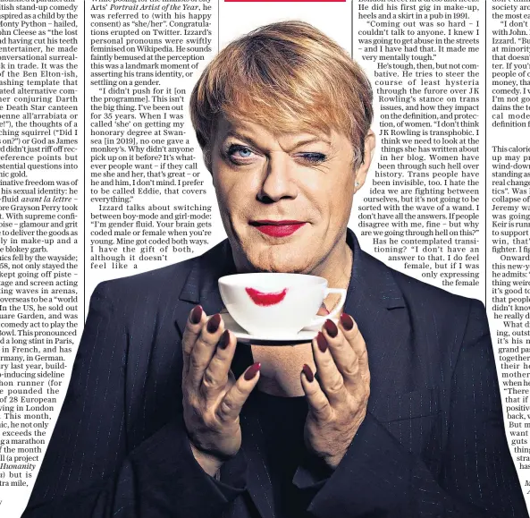  ??  ?? Make Humanity Great Again: A Run for Hope and Still Standing are on until Jan 31; eddieizzar­d.com