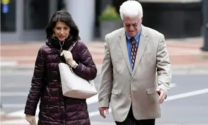  ?? March. Photograph: Olivier Douliery/AFP/Getty Images ?? Diane and John Foley, parents of James Foley, a US journalist killed by Islamic State militants, entering court in Alexandria, Virginia, on 30