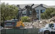  ?? JAY JANNER / AMERICAN-STATESMAN ?? The 36 apartments being demolished at CityView at SoCo were already vacant, said Andrew Joblon, managing principal with Turnbridge Equities.