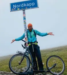  ?? Foto: Beigl ?? Bernd Beigl reiste mit dem Rad vom Südkap zum Nordkap.