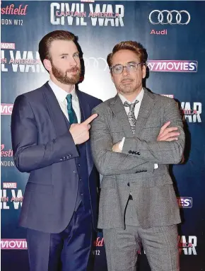  ?? Chris Evans and Robert Downey Jr. ??