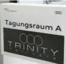  ??  ?? Die Logos von Trinity haircare und Audi sind schon mal ähnlich.